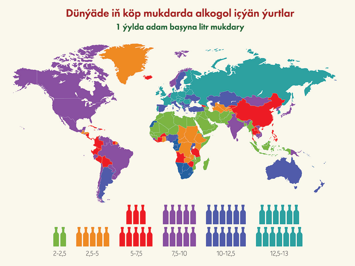 dunyade alkogol icyan yurtlar